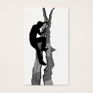 Rock Climber Bouldering Bookmark