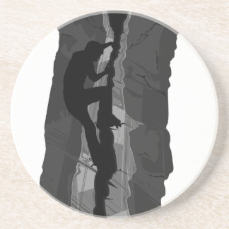 Rock Climber Bouldering Coaster
