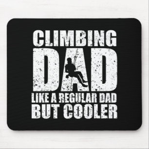 Rock Climber Bouldering Vintage Retro Rock Climbin Mouse Pad