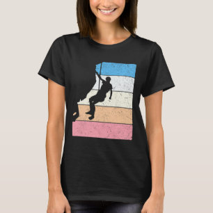 Rock Climber Costume Bouldering Vintage Mountain C T-Shirt