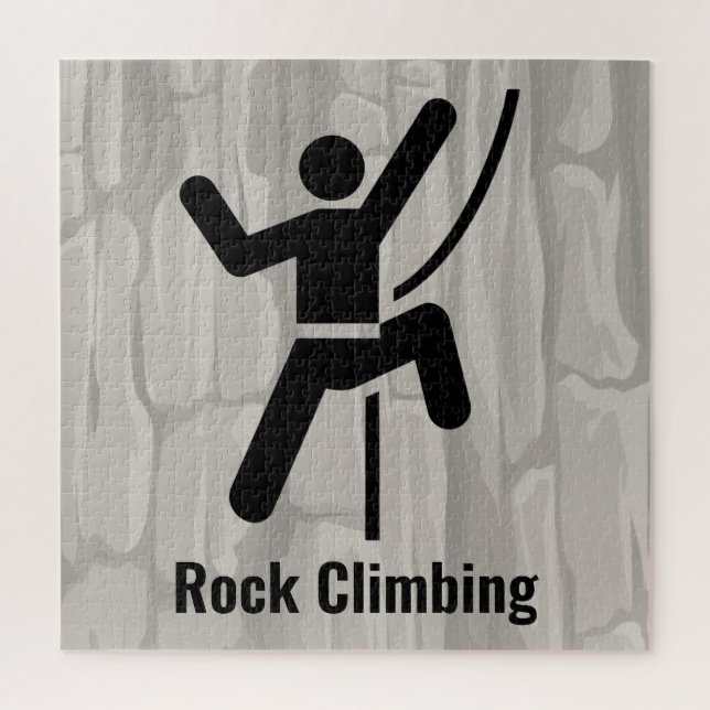 Rock Climber Jigsaw Puzzle (Vertical)