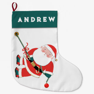 Rock Climber Large Christmas Stocking