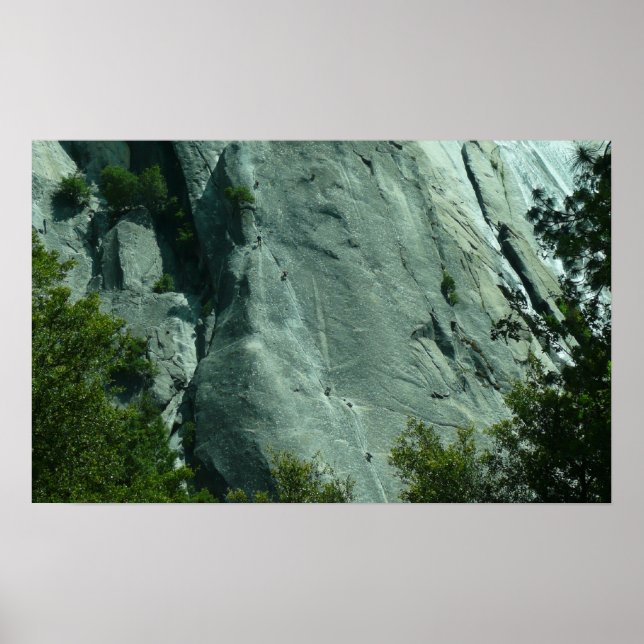 Rock Climbers on El Capitan Poster (Front)