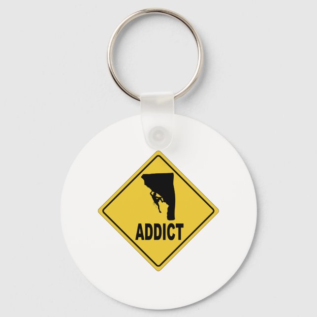 Rock Climbing 2 Keychain (Front)