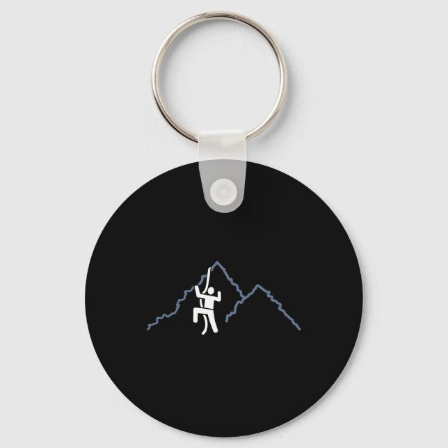 Rock Climbing _5  Keychain (Front)