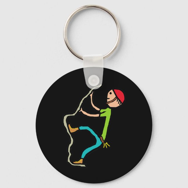 Rock Climbing _8  Keychain (Front)