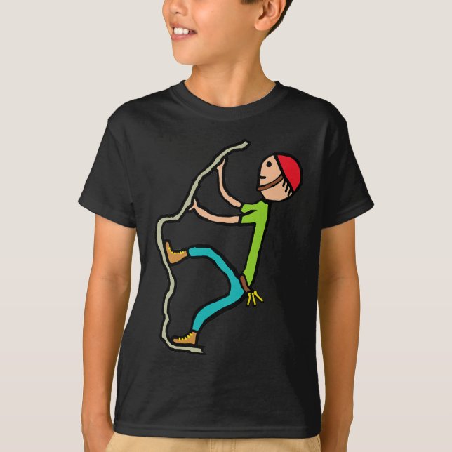 Rock Climbing _8  T-Shirt (Front)
