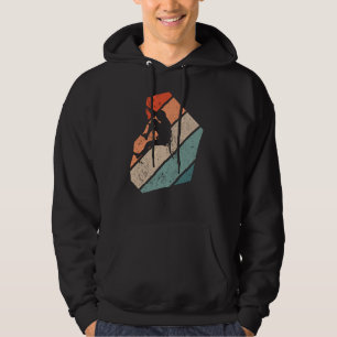 Rock Climbing Art Mountain Climber & Hiker Hoodie