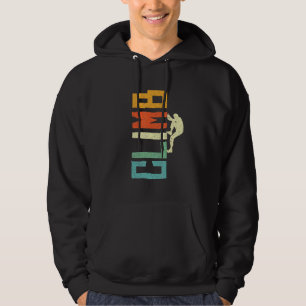 Rock Climbing Bouldering Climb Mountains Climber Hoodie