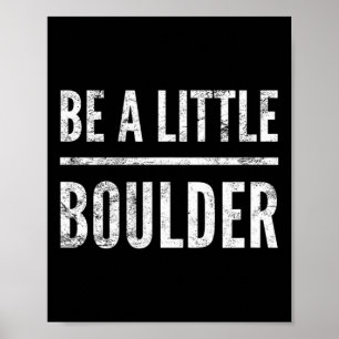 Rock Climbing Bouldering Distressed Hiking Gift Ki Poster