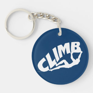 Rock Climbing, Bouldering Keychain