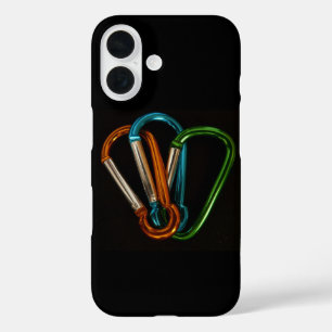 Rock Climbing Carabiner iPhone 16 Case
