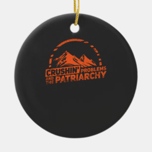Rock Climbing Ceramic Ornament