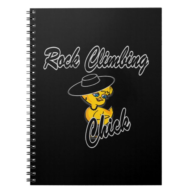 Rock Climbing Chick #4 Notebook (Front)