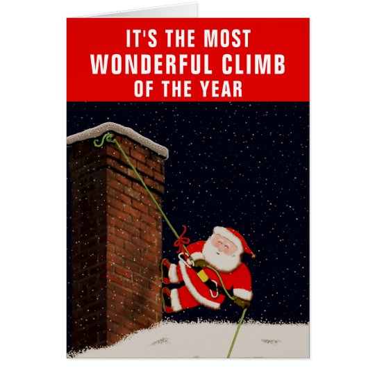 Rock Climbing Christmas cards