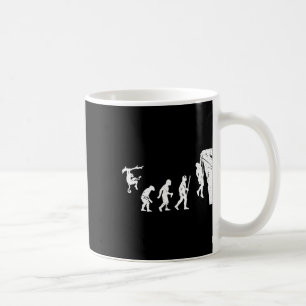 Rock Climbing Climber Evolution Bouldering Coffee Mug