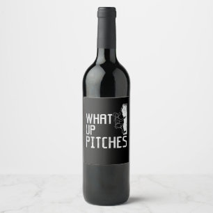 Rock Climbing Climber Gift Wine Label