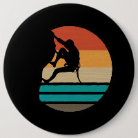 Rock Climbing Climber Retro