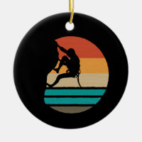 Rock Climbing Climber Retro