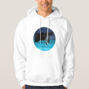 Rock Climbing Climber Retro Hoodie