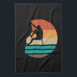 Rock Climbing Climber Retro Kitchen Towel<br><div class="desc">You like climbing and you are a climber. For those who love extreme sports and adventure.</div>