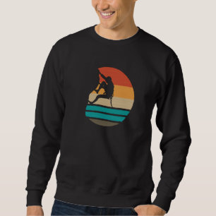 Rock Climbing Climber Retro Sweatshirt