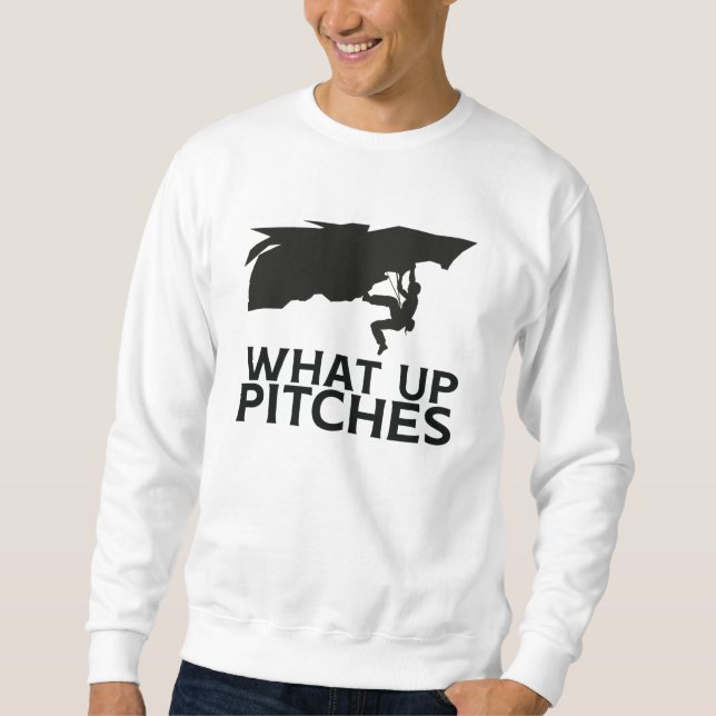 Rock Climbing Climber Sweatshirt (Front)