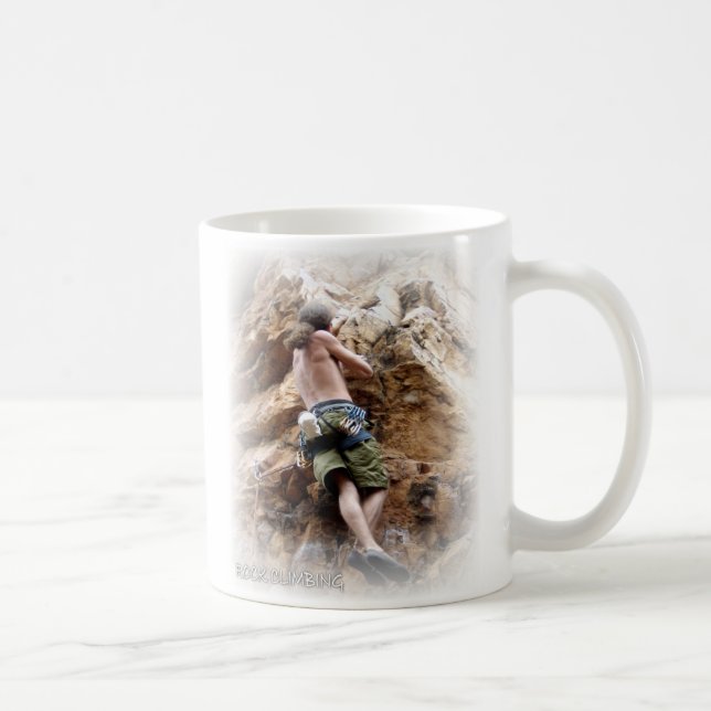 ROCK CLIMBING COFFEE MUG (Right)