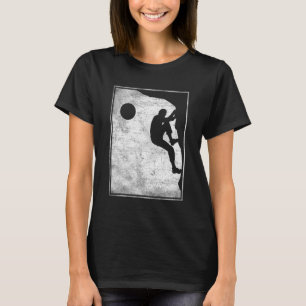 Rock Climbing Design Outdoor Climber Bouldering T-Shirt