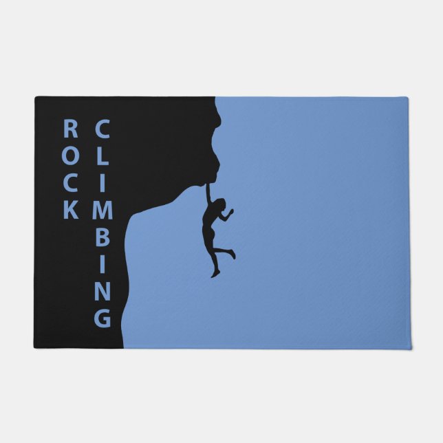 Rock climbing doormat (Front)