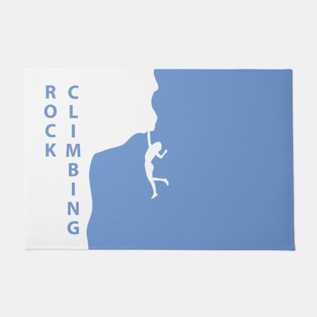 Rock climbing doormat (Front)