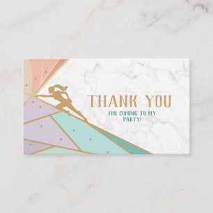 Rock Climbing Favour Tag Enclosure Card