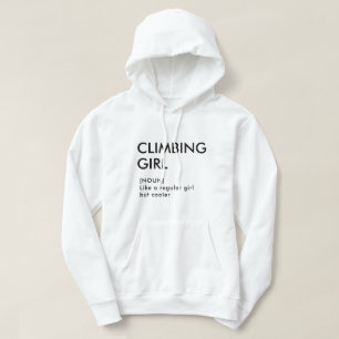 Rock Climbing gift for her  Hoodie