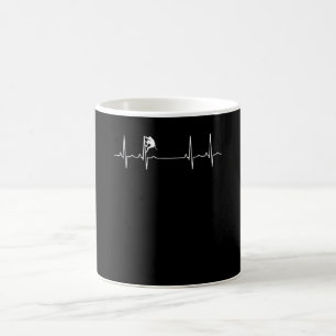Rock Climbing Heartbeat Coffee Mug