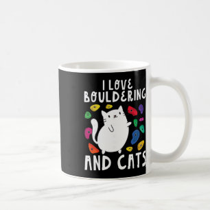 Rock Climbing Holds Climber Cute I Love Bouldering Coffee Mug
