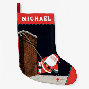 Rock Climbing Holiday Gift Small Christmas Stocking