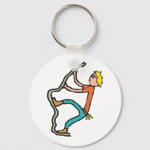 Rock Climbing Keychain