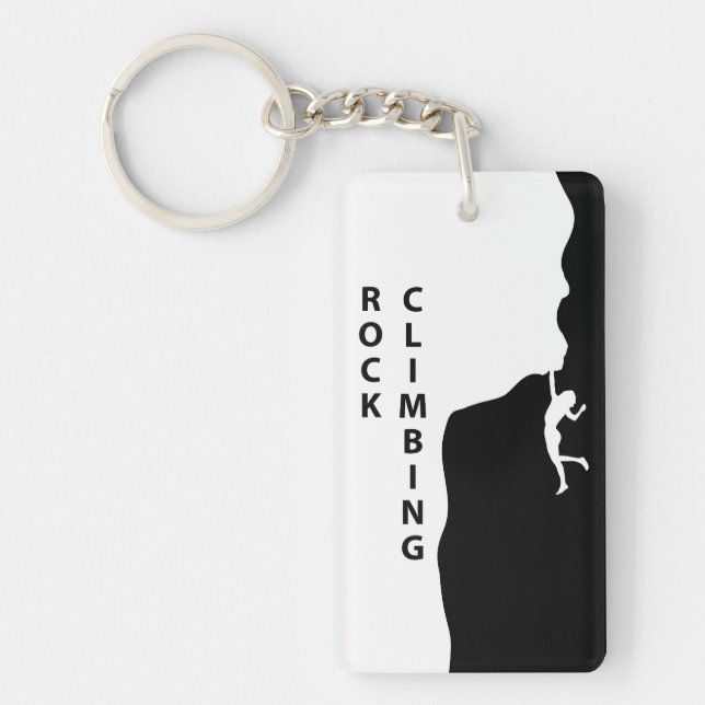 Rock climbing keychain (Front)