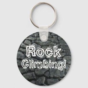Rock Climbing! Keychain