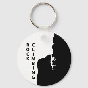 Rock climbing keychain