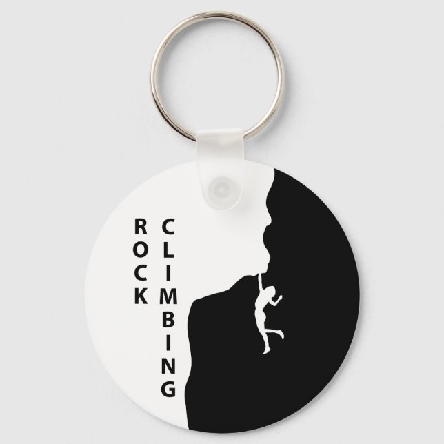 Rock climbing keychain (Front)