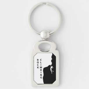 Rock climbing keychain