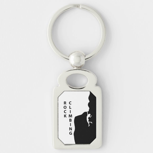 Rock climbing keychain (Front)
