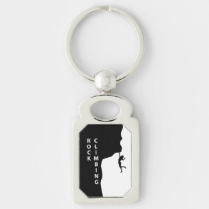 Rock climbing keychain