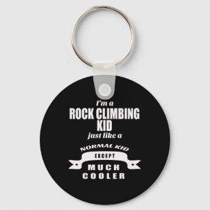 Rock Climbing Kid,climber, Outdoor Sports,team Fun Keychain