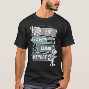 Rock Climbing King Poker Playing Mountain Climber  T-Shirt