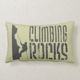 Rock Climbing Lumbar Pillow