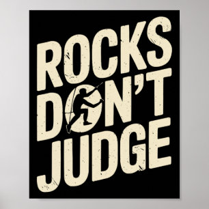 Rock Climbing Mountain Climb Carabiner Bouldering  Poster