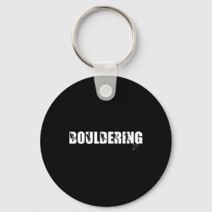 Rock Climbing Mountain Lover Bouldering Keychain