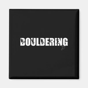 Rock Climbing Mountain Lover Bouldering Magnet